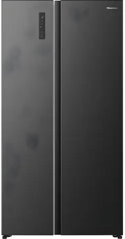 Hisense RS3P558NEFD tmavá nerez / Chladnička side by side / 544 l / Energetická třída D