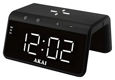 AKAI ACRB-2000 / Budík / bezdrátové nabíjení