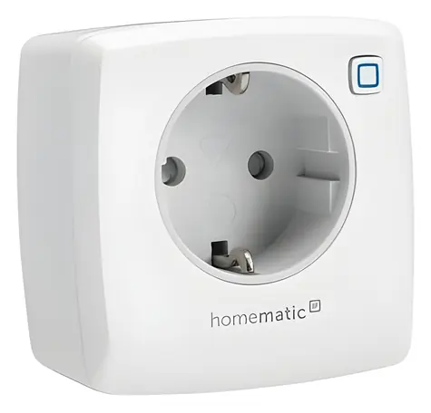 Homematic IP HmIP-PS-2 bílá / Spínaná zásuvka / 868 MHz / IP20 / 3000 W