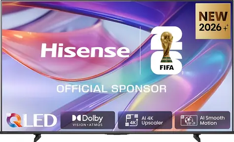 58" Hisense 58E7S černá / Televize / Hi-QLED / UHD 4K / Dolby Vision / Wi-Fi / triple tuner