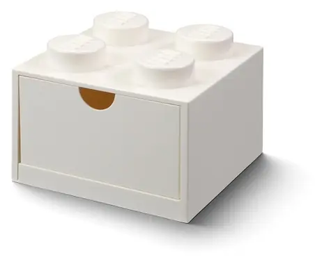 ROOM COPENHAGEN Úložná zásuvka LEGO 4 bílá / Úložný box / 158 x 113 x 158 mm
