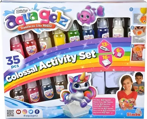 SIMBA Tvořivá sada Aqua Gelz Colossal / 42 figurek / 8-12 let