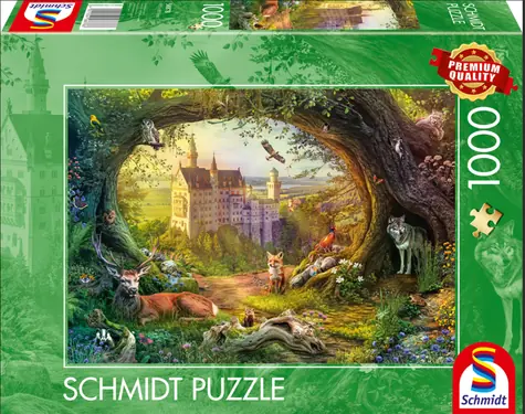 SCHMIDT Puzzle Pohádkový hrad a kouzelný les / 1000 dílků / od 12 let