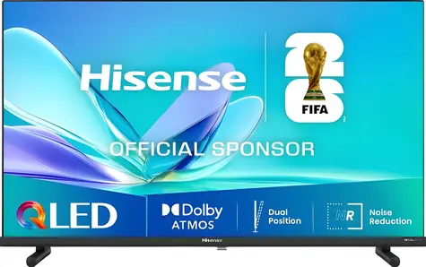 40" Hisense 40A5Q černá / Televize / QLED / FullHD / HDMI / LAN / Wi-Fi / DVB-T2/S2/C