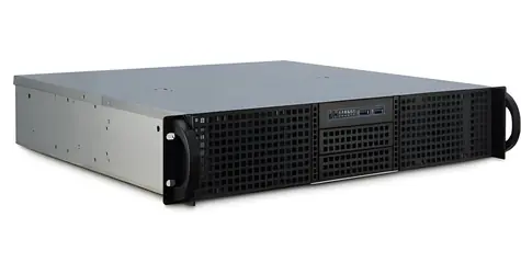 Inter-Tech 2U-20240 černá / Serverová skříň / 19" / 2U / 8x 3,5" + 3x 2,5" pozice / ATX
