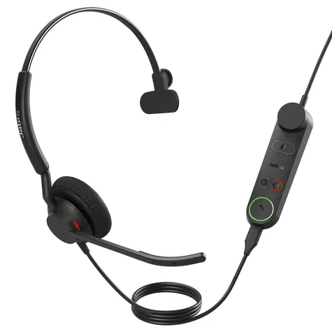 Jabra Engage 50 II Link černá / Sluchátka / mikrofon / USB-C / UC Mono