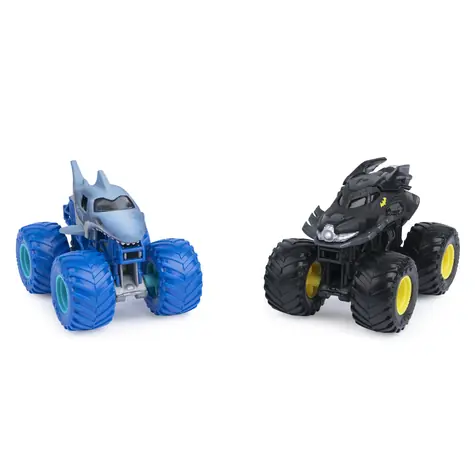 SPIN MASTER Monster Jam Batmobile vs. Megalodon / Autíčko / 2 ks / měřítko 1:64 / od 3 let