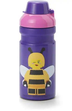 Room Copenhagen 40560802 LEGO Bee fialová/růžová / Láhev na pití / 0,39 l / PP, silikon