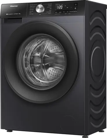 Hisense WF3S8043BB3 černá / Pračka / 8 kg / Třída A / 1400 ot./min / LED displej