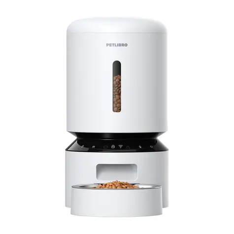 Petlibro Granary bílá / Chytrý dávkovač krmiva / 5 l / WiFi / ocelová miska / aplikace