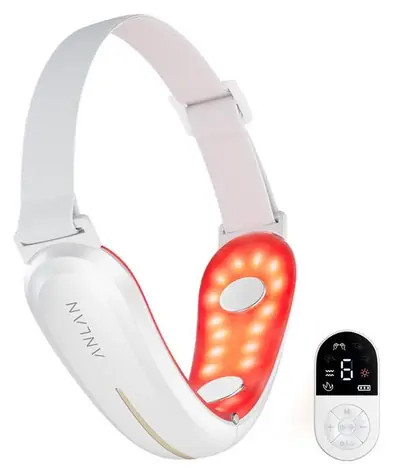 ANLAN 01-AVLY41-02A / Liftingový EMS přístroj na obličej / LED terapie / USB-C
