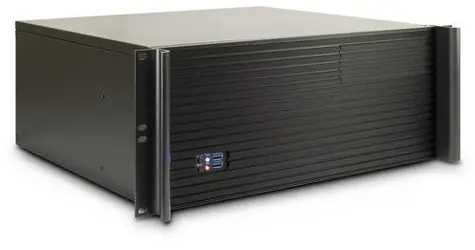 Inter-Tech IPC 4U-K-439L černá / Serverová skříň 4U / hloubka 425 mm / bez zdroje / max. E-ATX / 2x USB 3.2 Gen1