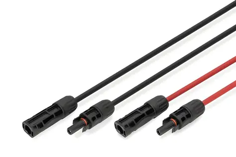 Digitus DK-SCEC66-0100 / Solární prodlužovací kabel / 2x 10 m / MC4 / 6 mm2 / 1500 V DC