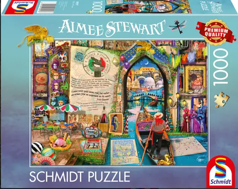 SCHMIDT Puzzle Vzpomínky na Benátky / 1000 dílků / od 12 let