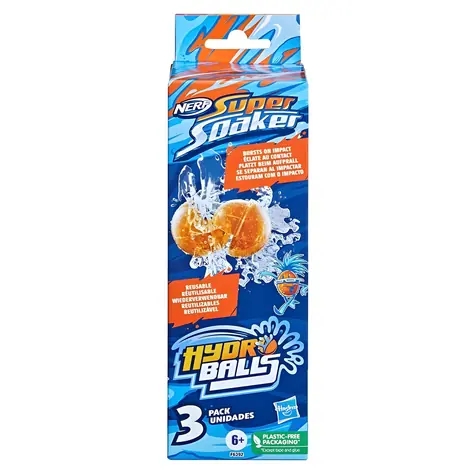 HASBRO Vodní míčky Nerf Super Soaker Hydro Balls / 3 ks / od 6 let