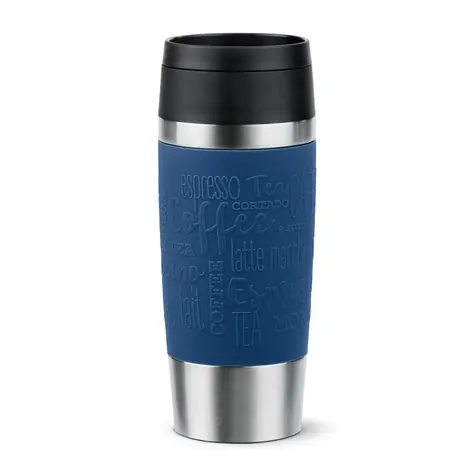 Emsa Travel Mug Classic 0.36l tmavě modrá / Termohrnek / nerezová ocel
