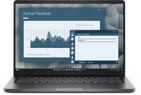 DELL Pro 14 PC14255 černá / Notebook / 14" FHD+ / AMD Ryzen 5 PRO 230 / 16GB / 512GB SSD / W11Pro