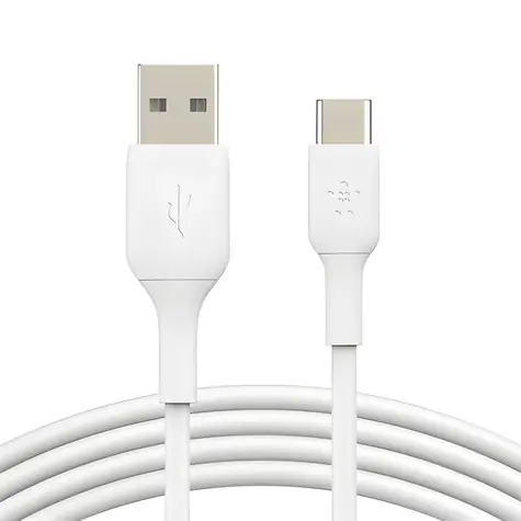 Belkin CAB001bt3MWH bílá / Datový kabel / USB-A - USB-C / 3 m