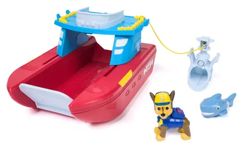 SPIN MASTER Loď Paw Patrol Sea Patroller / s figurkou Chase a žraloka / od 3 let