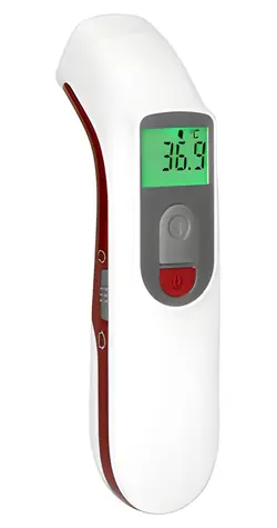 Alecto BC38 bílá / Infračervený teploměr / Měření čela / °C & °F / Ukládá 25 hodnot