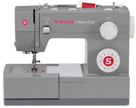 Singer Heavy Duty 4432 šedá / Šicí stroj / 32 programů / 110 stehů / rychlost 1100 ot/min