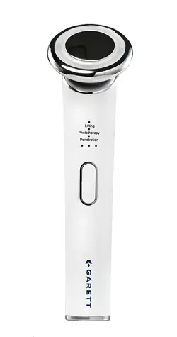 Garett Beauty Bright Skin bílá / Přístroj pro péči o pleť / RF / EMS / LED terapie