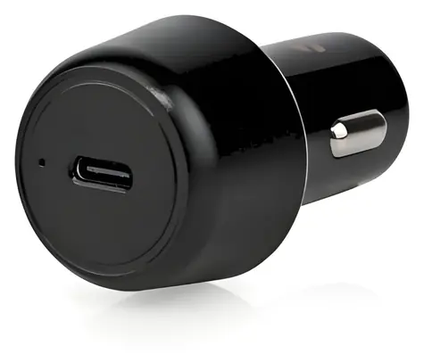 NEDIS nabíječka do auta USB-C 30 W / Nabíječka do auta / Power Delivery / 2,0-3,0 A