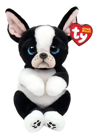 TY Plyšák Tink černobílý pes 15 cm / Plyšák