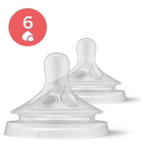 Philips Avent Natural Response SCY966/02 / Savička / Flow 6 – na kaši / 6m+ / 2 ks