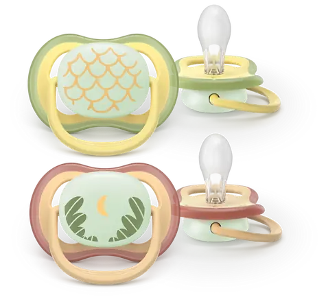 Philips Avent Ultra Air SCF376/27 0-6 m neutral / Dudlík / Noční / 2 ks