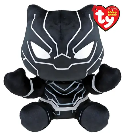 TY Plyšák Black Panther Marvel / 15 cm