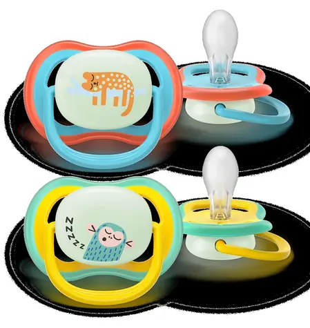 Philips Avent Ultra Air SCF376/32 / Dudlík / noční / chlapec / 18 m+ / 2 ks