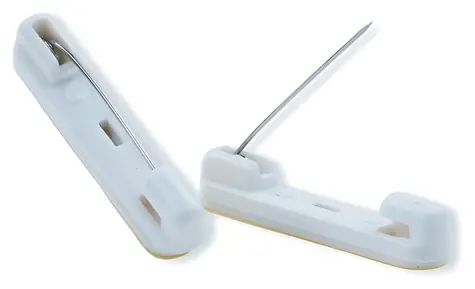 EuroSupplies Konferenční špendlík se jmenovkou / Špendlík / Samolepicí / 35x7 mm / 100 ks