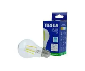 Tesla FILAMENT RETRO BULB E27 4,2W čirá / LED žárovka / 470 lm / 4000K