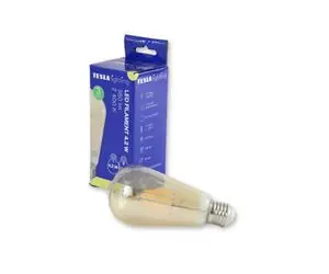 Tesla LED žárovka Crystal Retro E27 4,2W / 230V / 380lm / 2400K / teplá bílá / zlatá