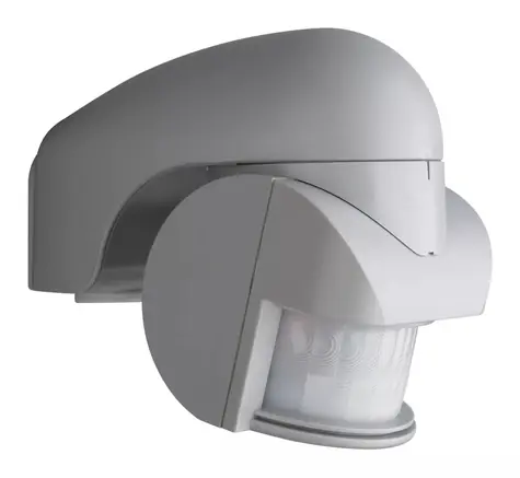 Philips Virginia šedá / Venkovní nástěnné svítidlo s pohybovým čidlem / IP44