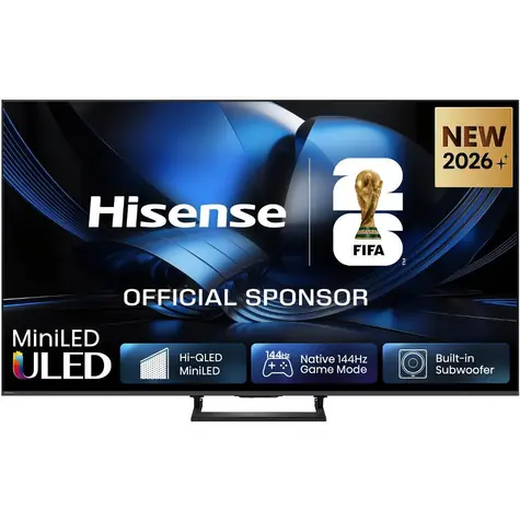 50" Hisense 50U7SE černá / Televize / QLED / UltraHD 4K / 144Hz / DVB-T2/C/S2 / Wi-Fi