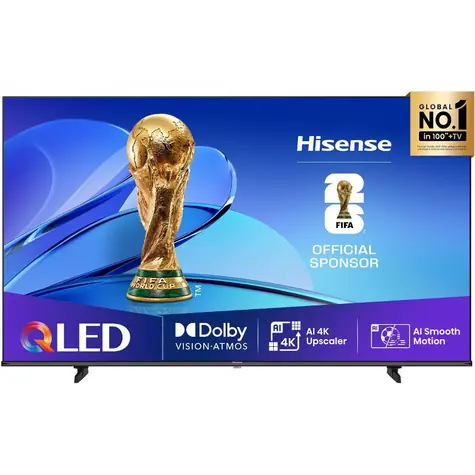 58" Hisense 58E7Q černá / UHD / QLED / HDMI / USB / CI+ / LAN / Wi-Fi / DVB-T2&C&S2 / 20W repro