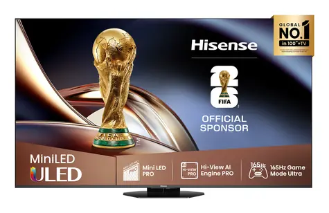 55" Hisense 55U8Q černá / UHD / ULED / HDMI / USB / LAN / Wi-Fi / 80W repro