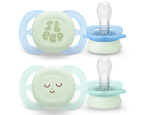 Philips Avent SCF075/18 / Dudlík / Svítící / 0-2 m / chlapec, 2 ks
