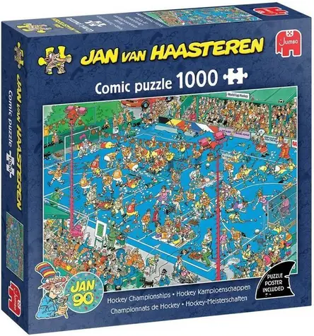 JUMBO Puzzle Jan van Haasteren Hokejový šampionát / 1000 dílků / od 15 let