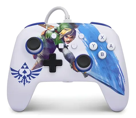 PowerA Enhanced Wired Controller - Master Sword Attack / Herní ovladač / drátový / USB / pro Nintendo Switch