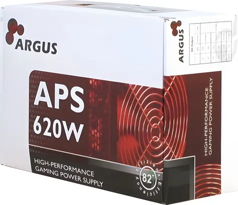 Inter-Tech Argus APS-620W / Zdroj / 620 W / ATX / 120mm ventilátor / 21 dB