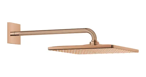 Grohe Rainshower Mono Cube Warm Sunset / Hlavová sprcha / 31x31 cm / 1 proud / GROHE PureRain / SpeedClean