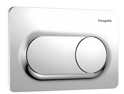Hansgrohe iFrame Original S chrom / Ovládání splachování / duální / mechanické / plast