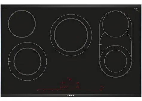 BOSCH PKM875DP1D černá / Indukční varná deska / 5 zón / CombiZone / PowerBoost / 80 cm