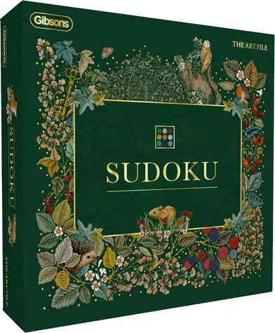 GIBSONS Hlavolam Barevné Sudoku / dřevěné kameny 9×9 / pro 1 hráče