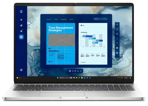Dell Pro 16 PC16250 platinová / Notebook / 16" FHD+ / Intel Core Ultra 7 255U / 32GB / 1TB SSD / Intel Graphics / W11P
