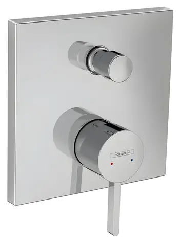 Hansgrohe Finoris chrom / Baterie pod omítku / Pro 2 spotřebiče / Keramická kartuše s omezovačem teploty