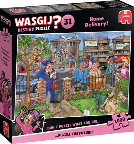 JUMBO Puzzle WASGIJ Retro Destiny 31: Doručení domů / 1000 dílků / od 15 let